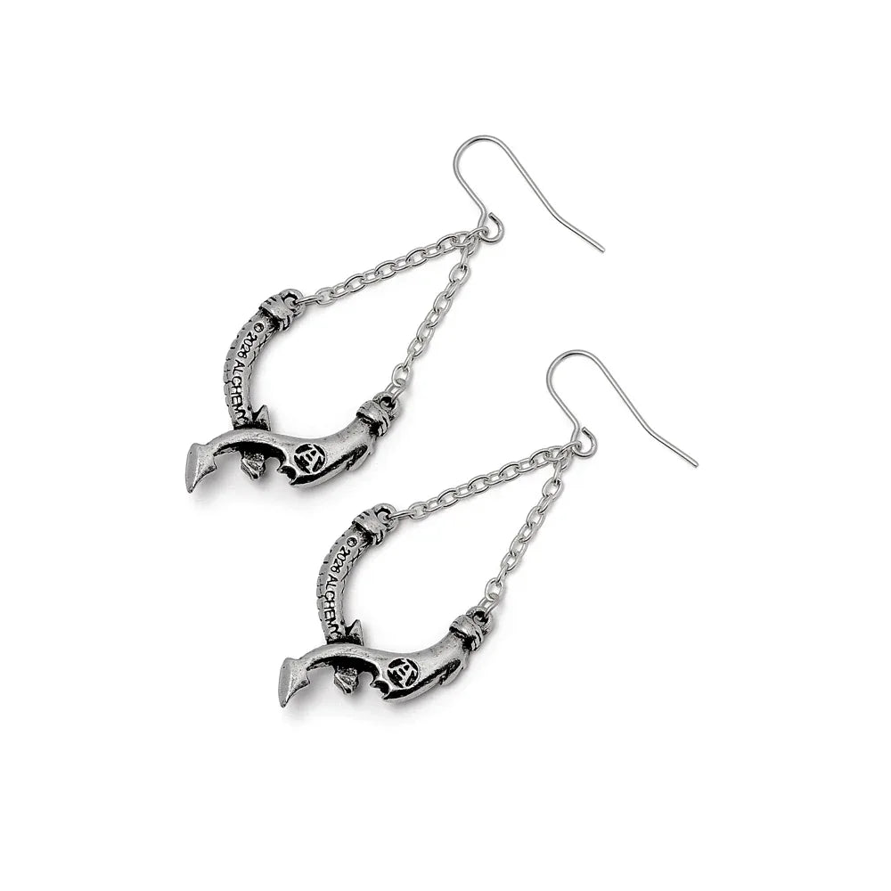 Alchemy Gothic Dragon's Lure Danglers Earrings - Alchemy Gothic - Flyclothing LLC