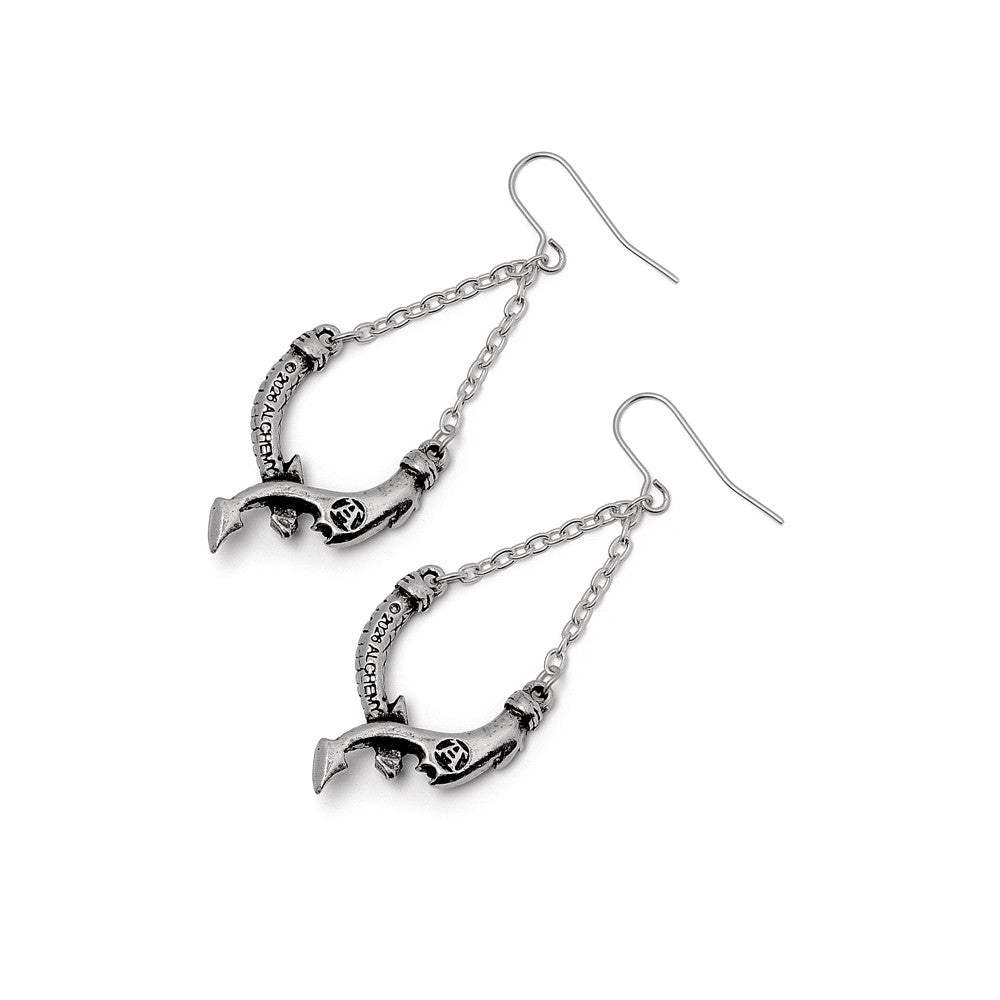 Dragon's Lure Dropper Earrings - Alchemy of England - Flyclothing LLC