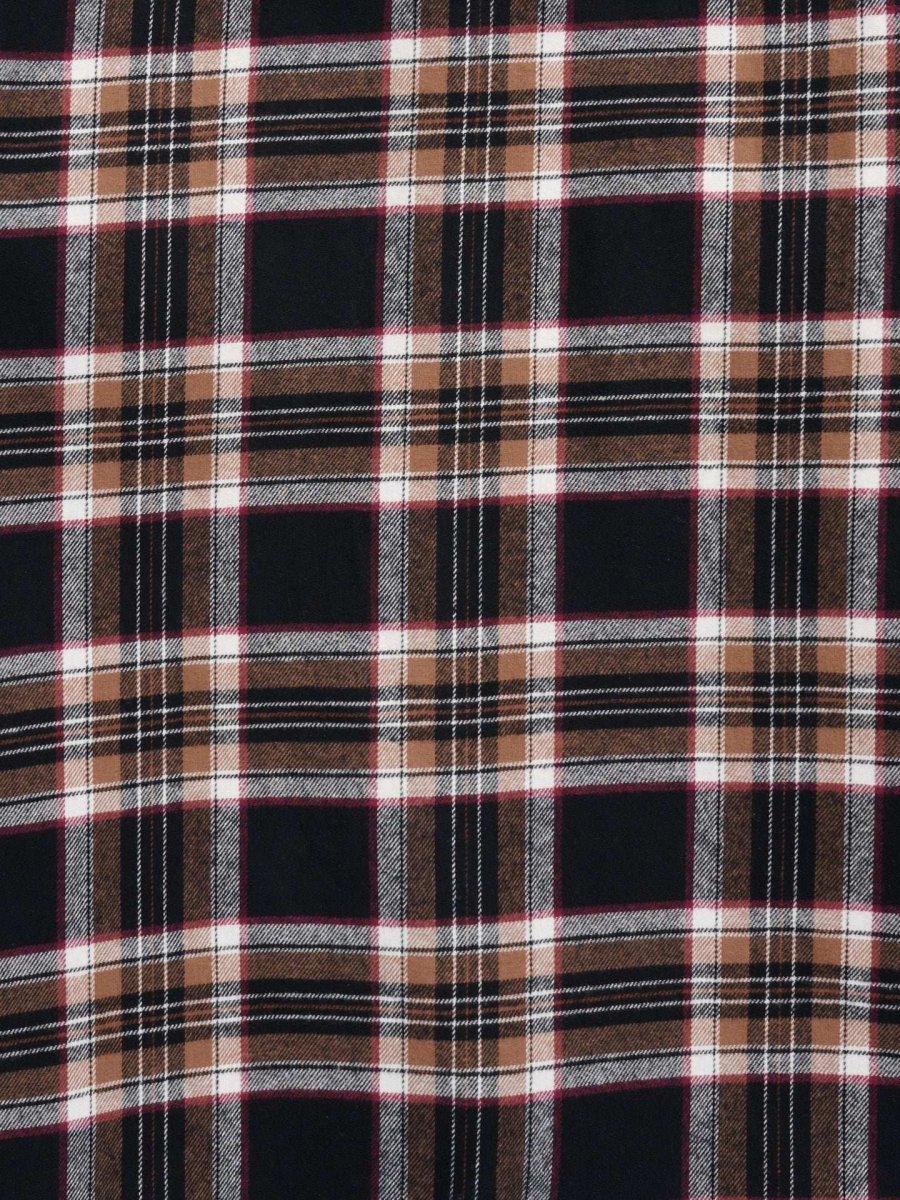 Men's Ely Cattleman Long Sleeve Brawny Flannel Western Snap Shirt - Ely Cattleman - Flyclothing LLC