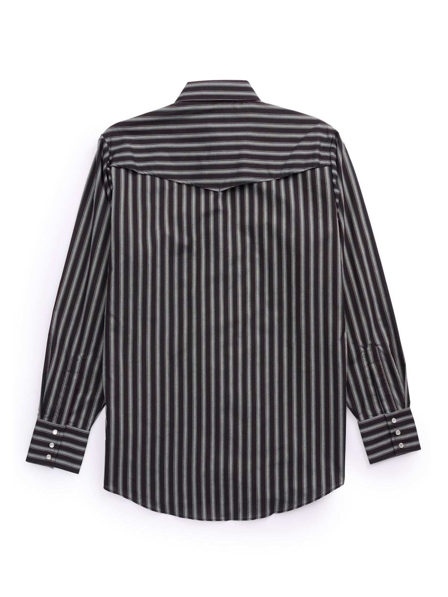 Men's Ely Cattleman Pro Long Sleeve Stripe Vented Western Shirt - Ely Cattleman - Flyclothing LLC