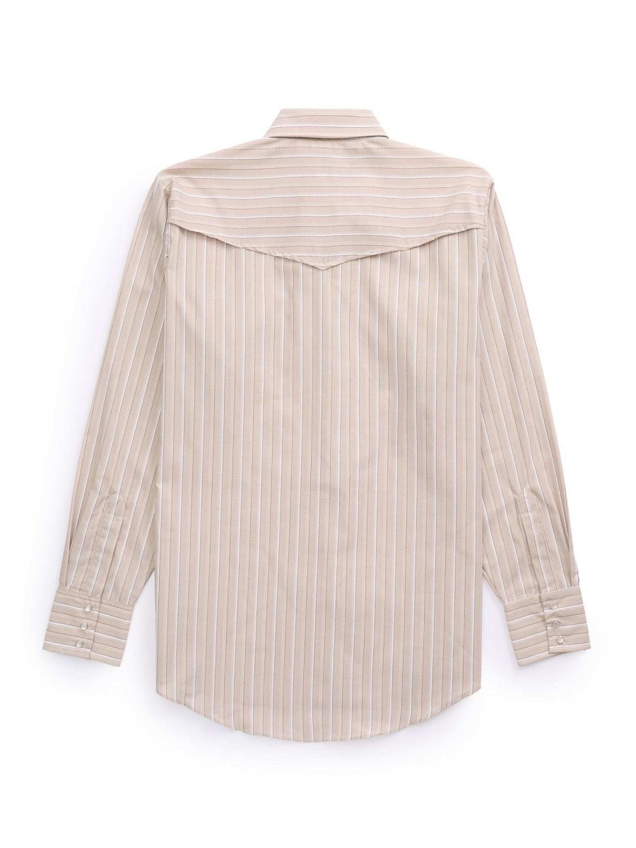 Men's Ely Cattleman Pro Long Sleeve Stripe Vented Western Shirt - Ely Cattleman - Flyclothing LLC