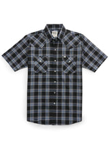 Men's Ely Cattleman Short Sleeve Plaid Western Snap Shirt - Ely Cattleman - Flyclothing LLC