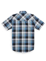 Men's Ely Cattleman Short Sleeve Plaid Western Snap Shirt