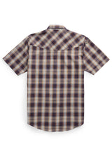 Men's Ely Cattleman Short Sleeve Plaid Western Snap Shirt - Ely Cattleman - Flyclothing LLC