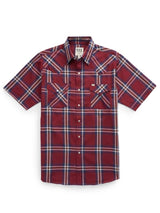 Men's Ely Cattleman Short Sleeve Plaid Western Snap Shirt - Ely Cattleman - Flyclothing LLC