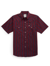 Men's Ely Cattleman Short Sleeve Stripe Western Snap Shirt - Ely Cattleman - Flyclothing LLC
