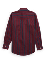 Men's Ely Cattleman Long Sleeve Stripe Western Snap Shirt - Ely Cattleman - Flyclothing LLC