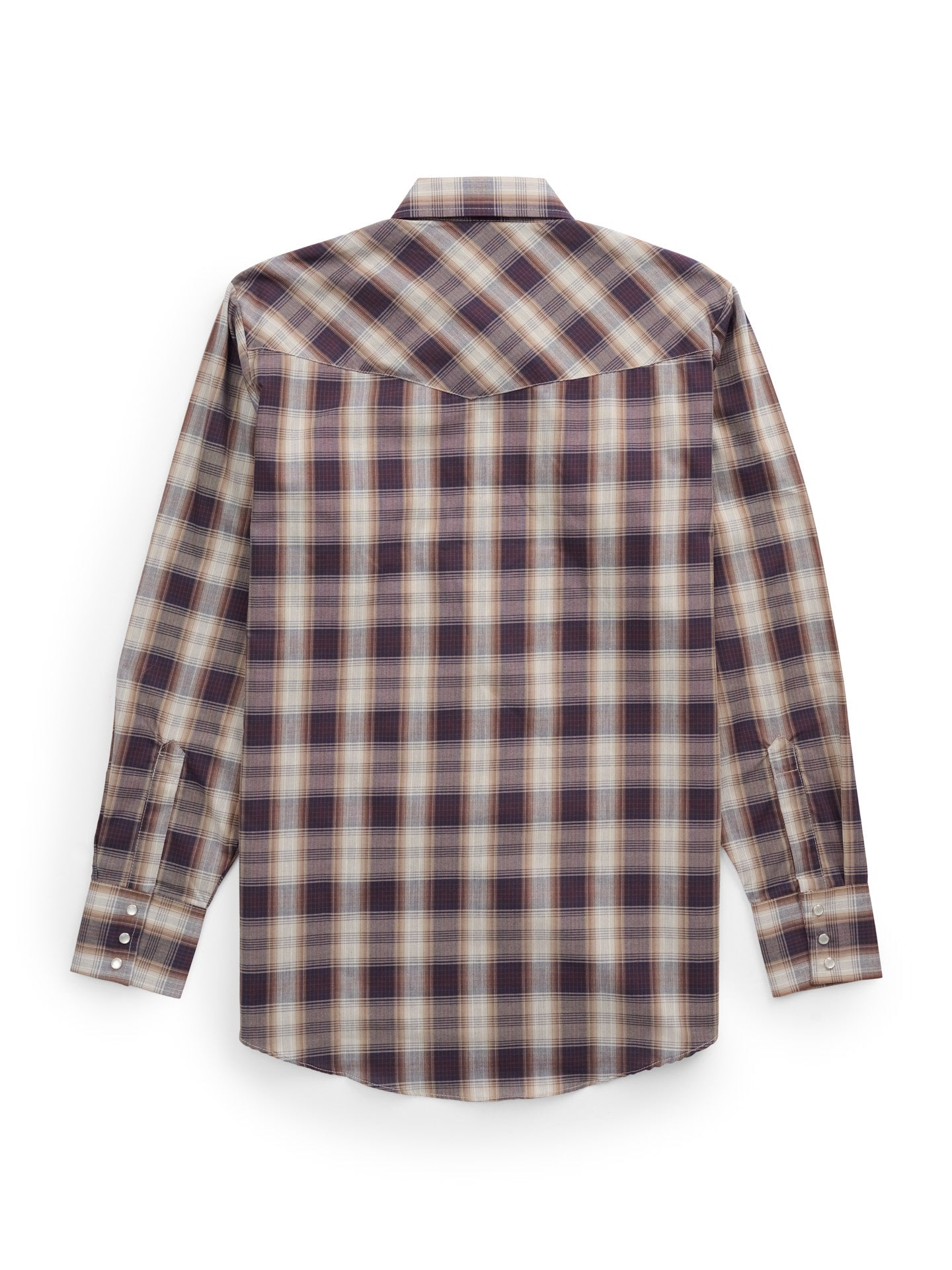 Men's Ely Cattleman Long Sleeve Plaid Western Snap Shirt