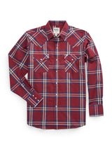 Men's Ely Cattleman Long Sleeve Plaid Western Snap Shirt - Ely Cattleman - Flyclothing LLC