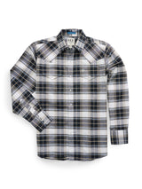 Men's Ely Cattleman Long Sleeve Western Wrinkle Resistant Plaid Shirt
