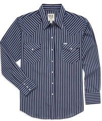 Men's Ely Cattleman Long Sleeve Stripe Western Snap Shirt - Ely Cattleman