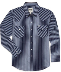 Men's Ely Cattleman Long Sleeve Stripe Western Snap Shirt