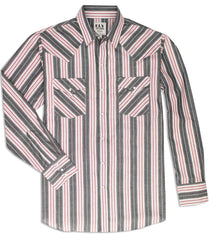 Men's Ely Cattleman Long Sleeve Stripe Western Snap Shirt - Ely Cattleman
