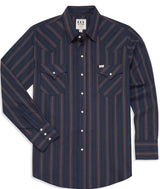 Men's Ely Cattleman Long Sleeve Stripe Western Snap Shirt - Ely Cattleman - Flyclothing LLC