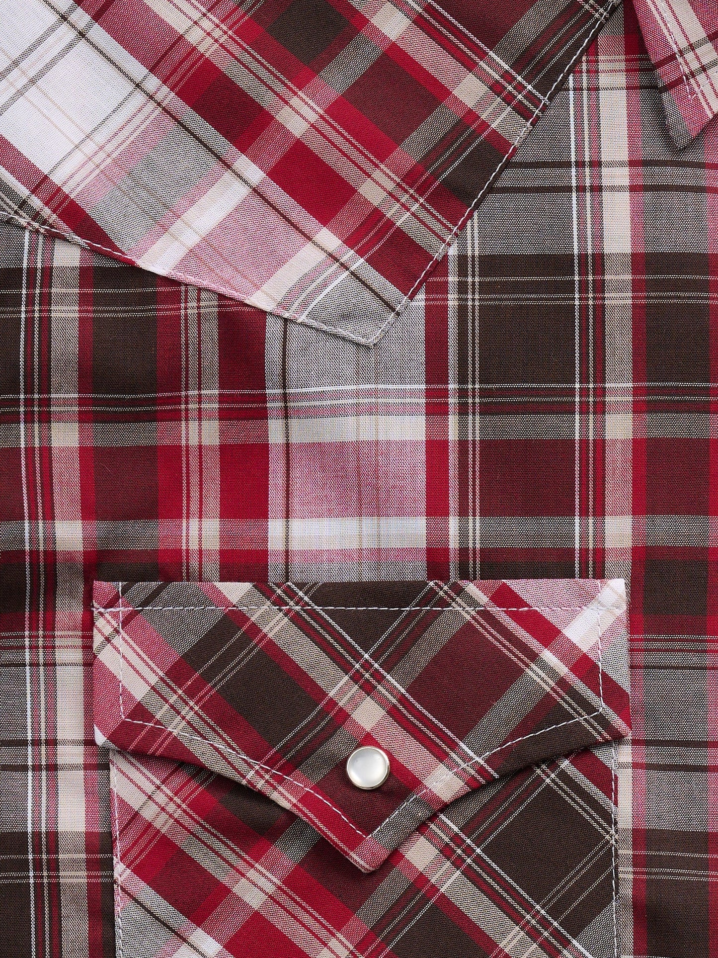 Men's Ely Cattleman Short Sleeve Plaid Western Snap Shirt