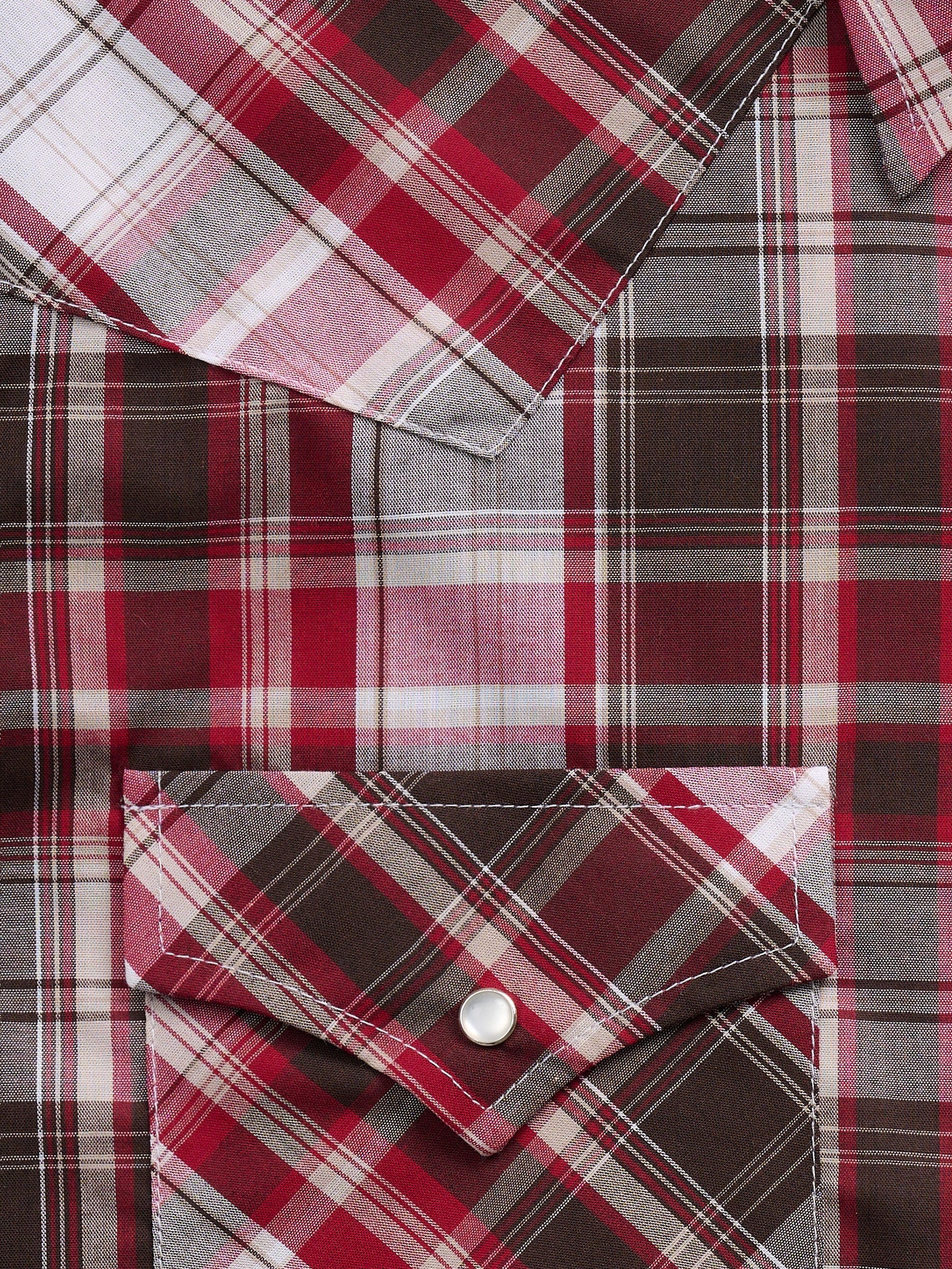 Men's Ely Cattleman Short Sleeve Plaid Western Snap Shirt