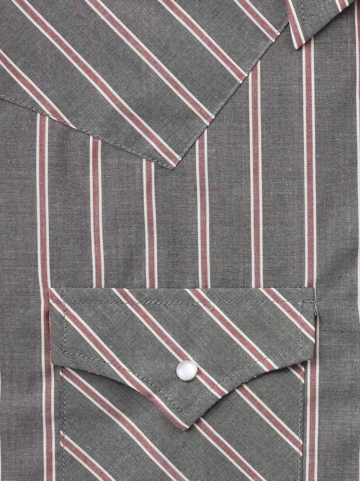 Men's Ely Cattleman Short Sleeve Stripe Western Snap Shirt