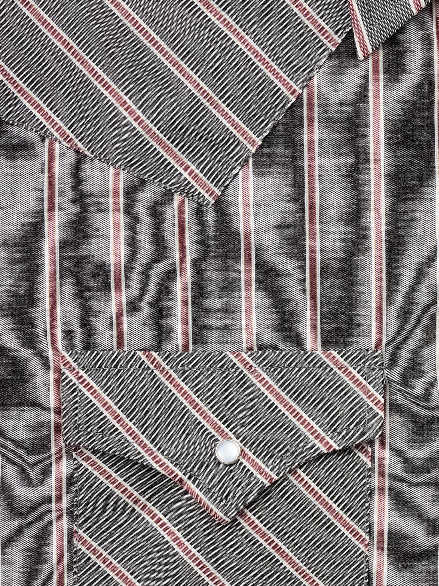 Men's Ely Cattleman Short Sleeve Stripe Western Snap Shirt