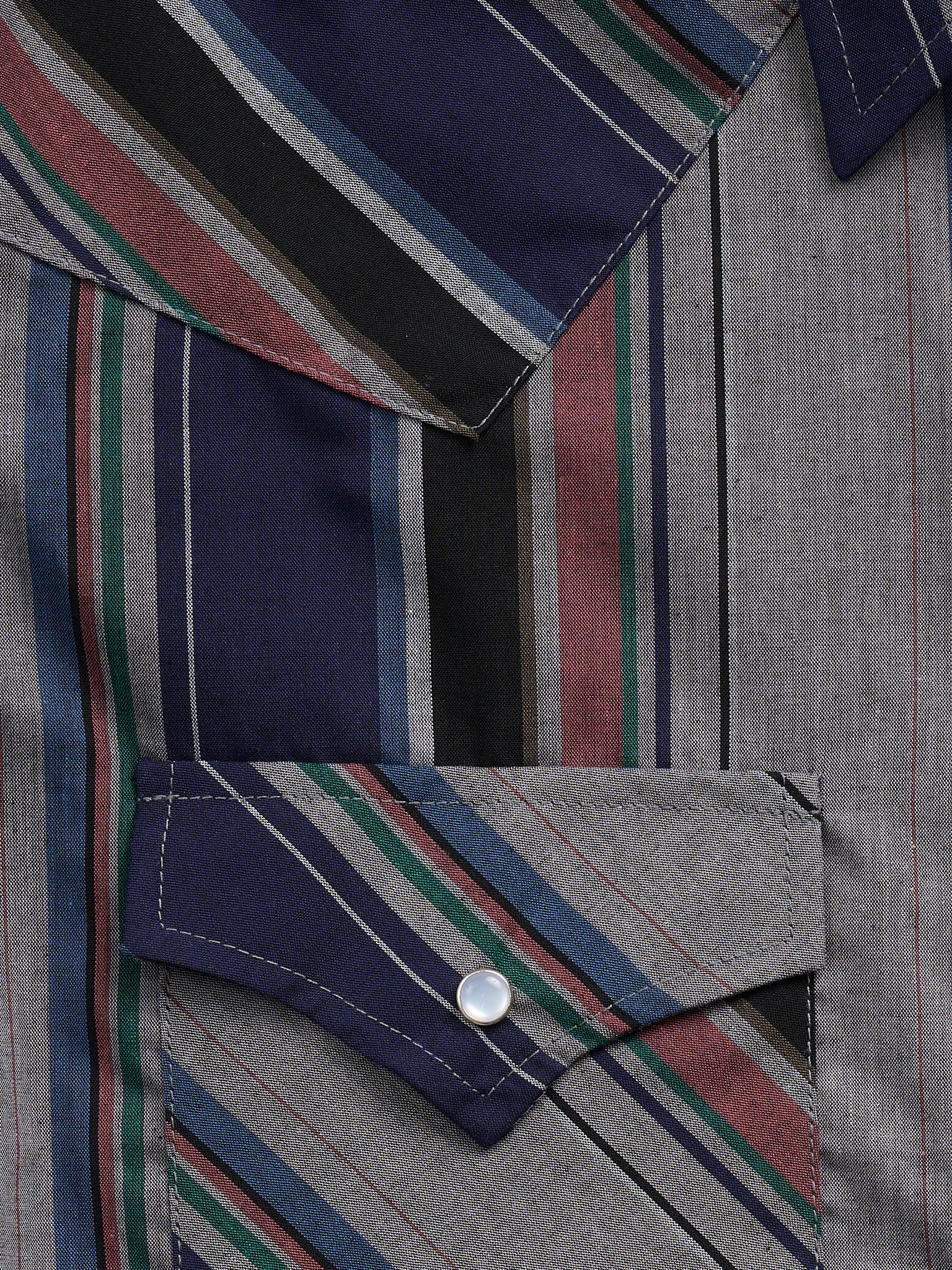 Men's Ely Cattleman Short Sleeve Stripe Western Snap Shirt