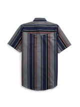 Men's Ely Cattleman Short Sleeve Stripe Western Snap Shirt