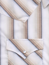 Men's Ely Cattleman Short Sleeve Stripe Western Snap Shirt