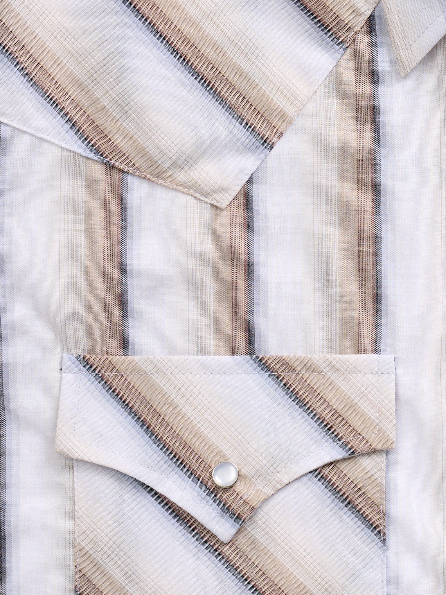 Men's Ely Cattleman Short Sleeve Stripe Western Snap Shirt