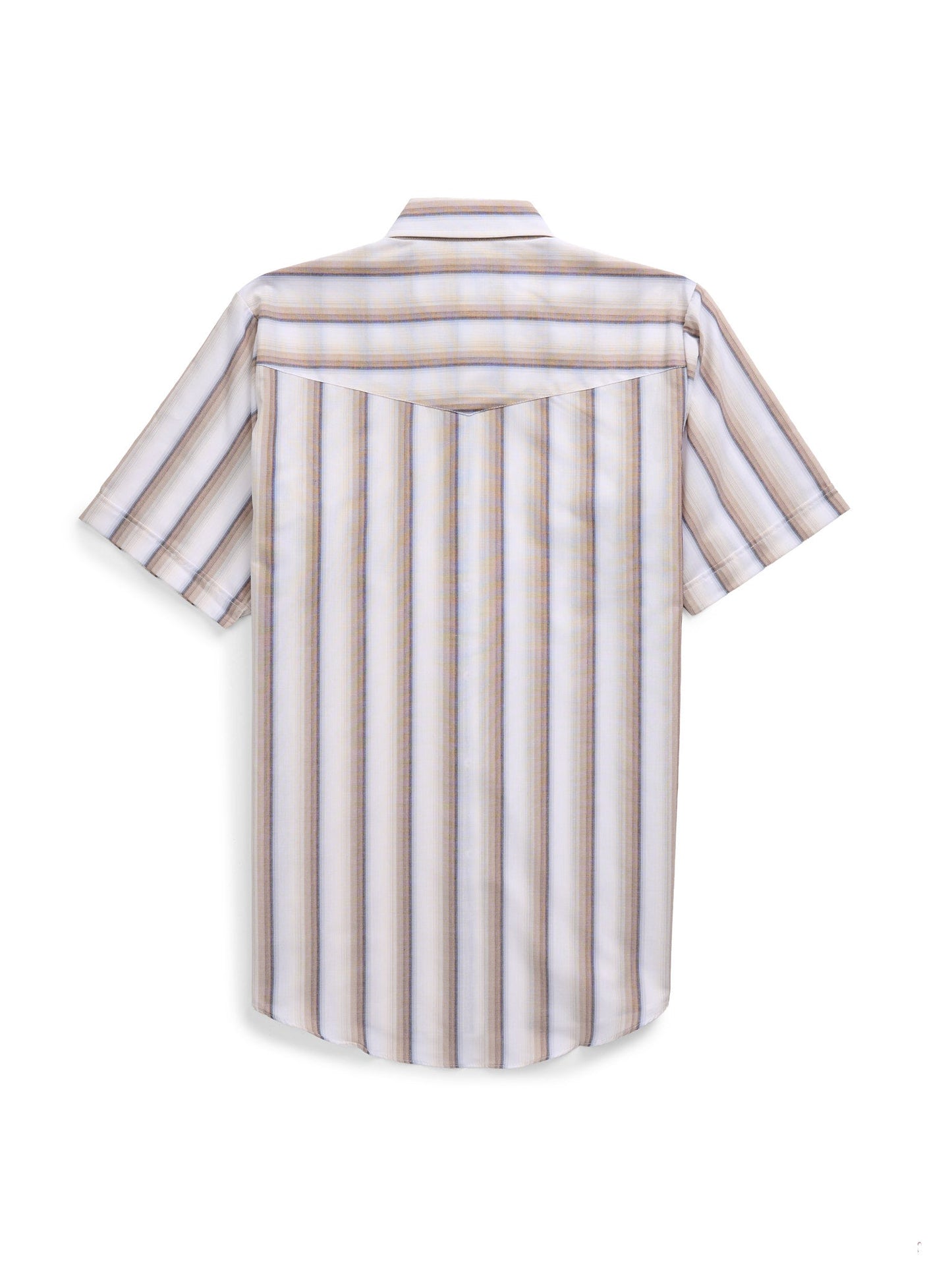 Men's Ely Cattleman Short Sleeve Stripe Western Snap Shirt