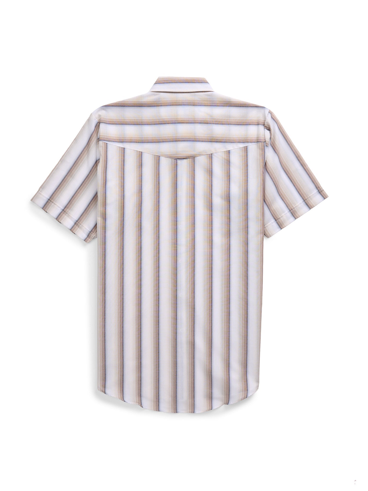 Men's Ely Cattleman Short Sleeve Stripe Western Snap Shirt