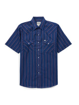 Men's Ely Cattleman Short Sleeve Stripe Western Snap Shirt