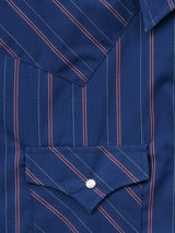 Men's Ely Cattleman Short Sleeve Stripe Western Snap Shirt