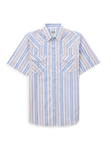 Men's Ely Cattleman Short Sleeve Stripe Western Snap Shirt