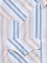Men's Ely Cattleman Short Sleeve Stripe Western Snap Shirt