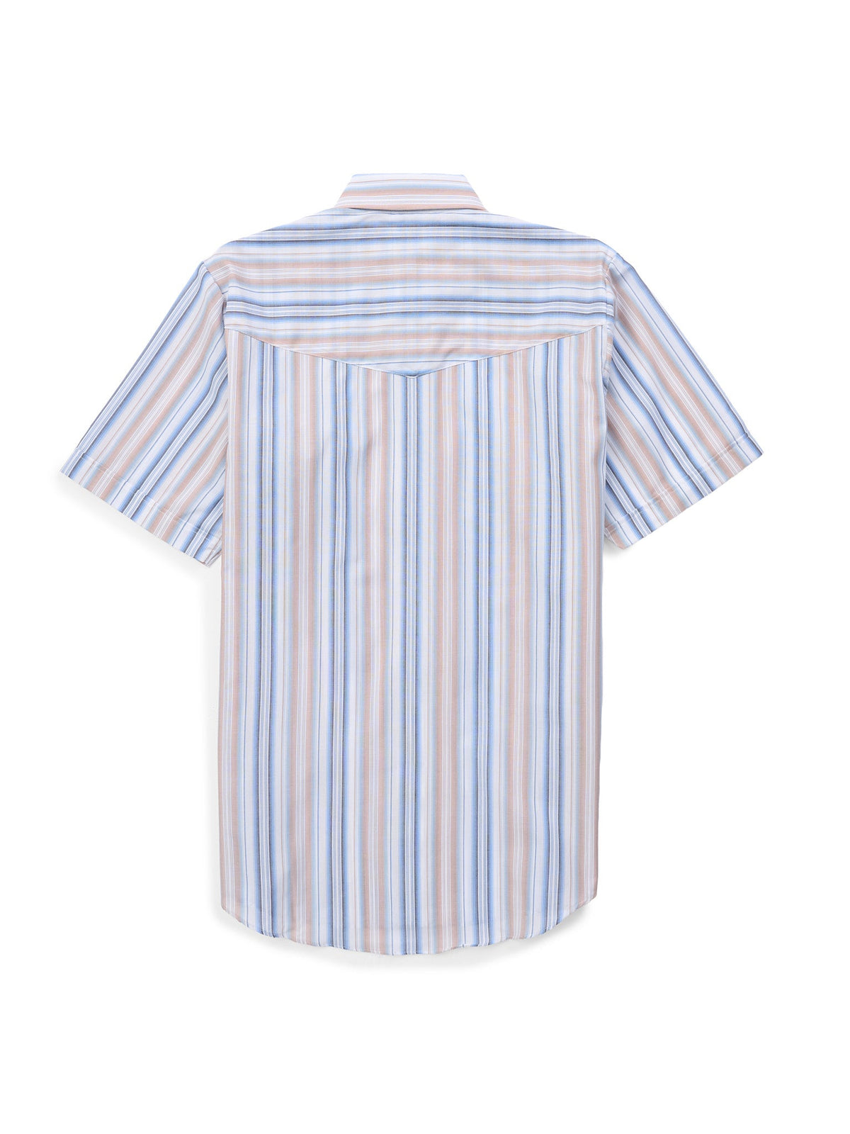 Men's Ely Cattleman Short Sleeve Stripe Western Snap Shirt