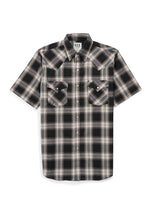 Men's Ely Cattleman Short Sleeve Plaid Western Snap Shirt