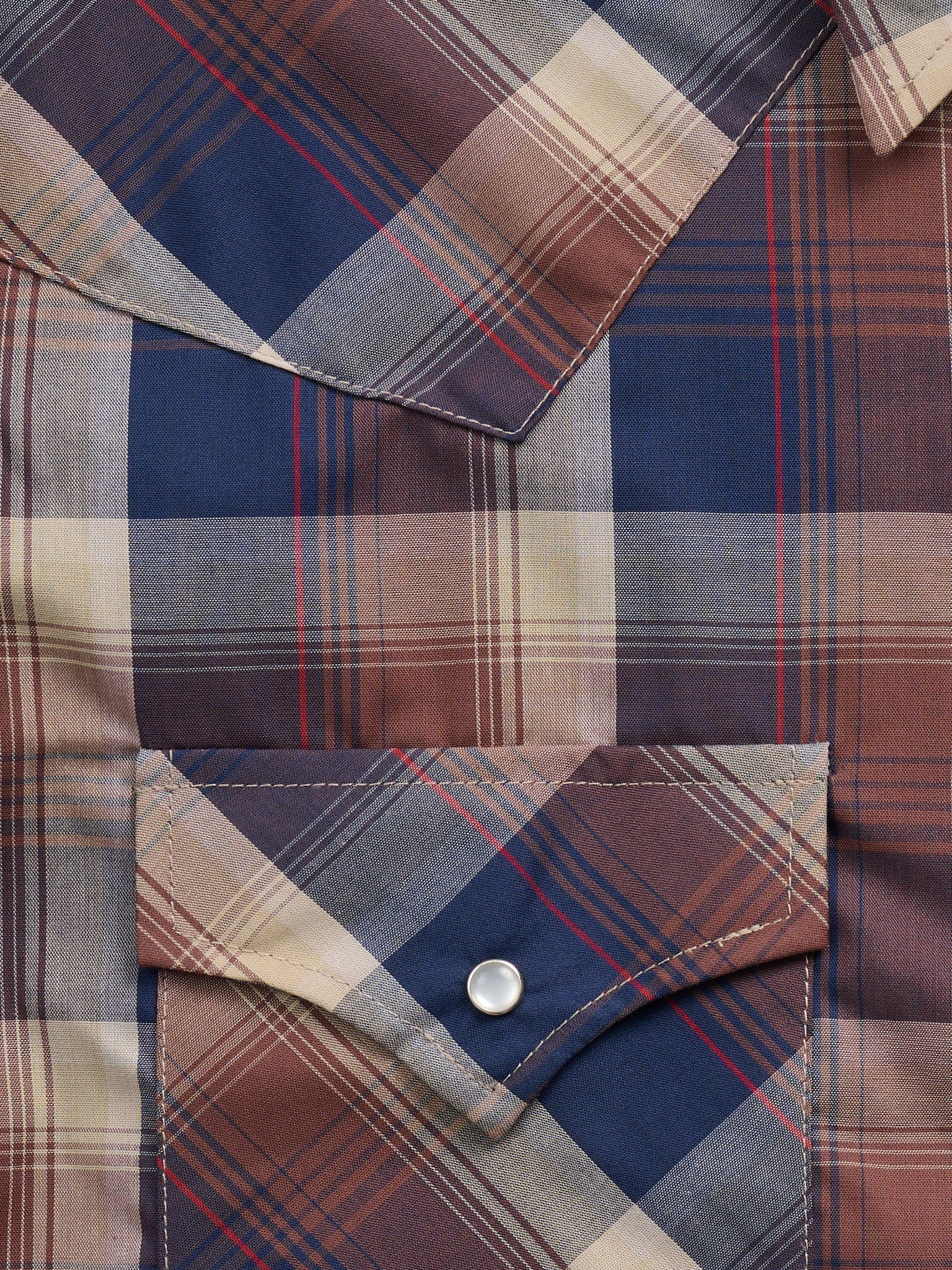 Men's Ely Cattleman Short Sleeve Plaid Western Snap Shirt