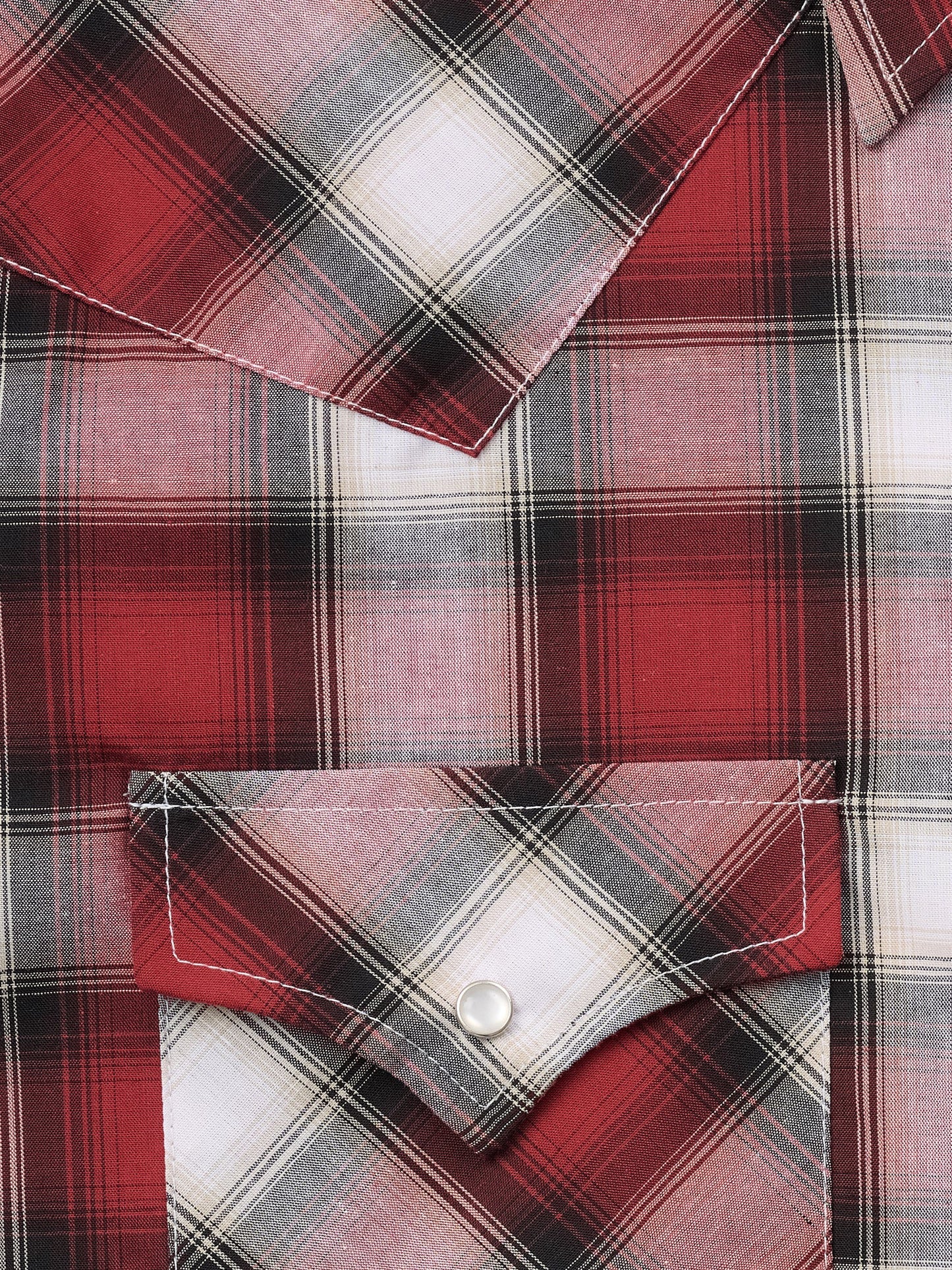 Men's Ely Cattleman Short Sleeve Plaid Western Snap Shirt