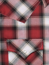 Men's Ely Cattleman Short Sleeve Plaid Western Snap Shirt