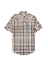 Men's Ely Cattleman Short Sleeve Plaid Western Snap Shirt