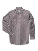 Men's Ely Cattleman Long Sleeve Stripe Western Snap Shirt