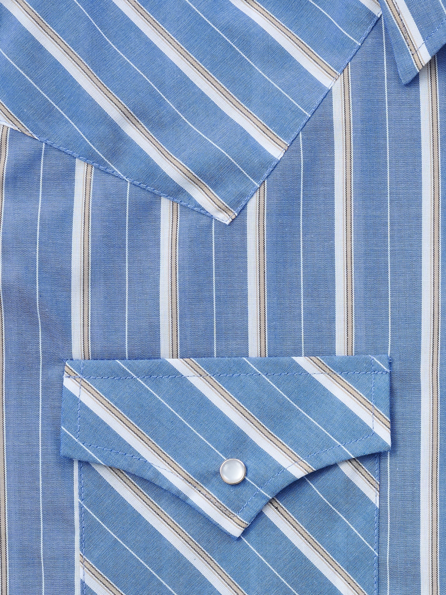 Men's Ely Cattleman Long Sleeve Stripe Western Snap Shirt