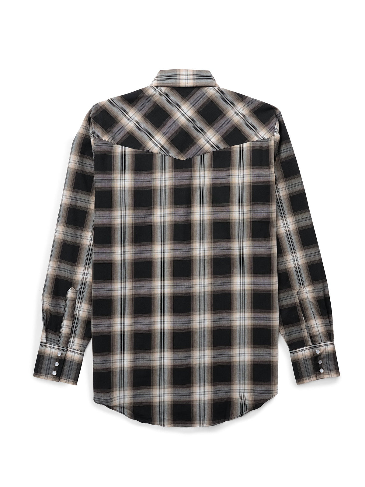 Men's Ely Cattleman Long Sleeve Plaid Western Snap Shirt