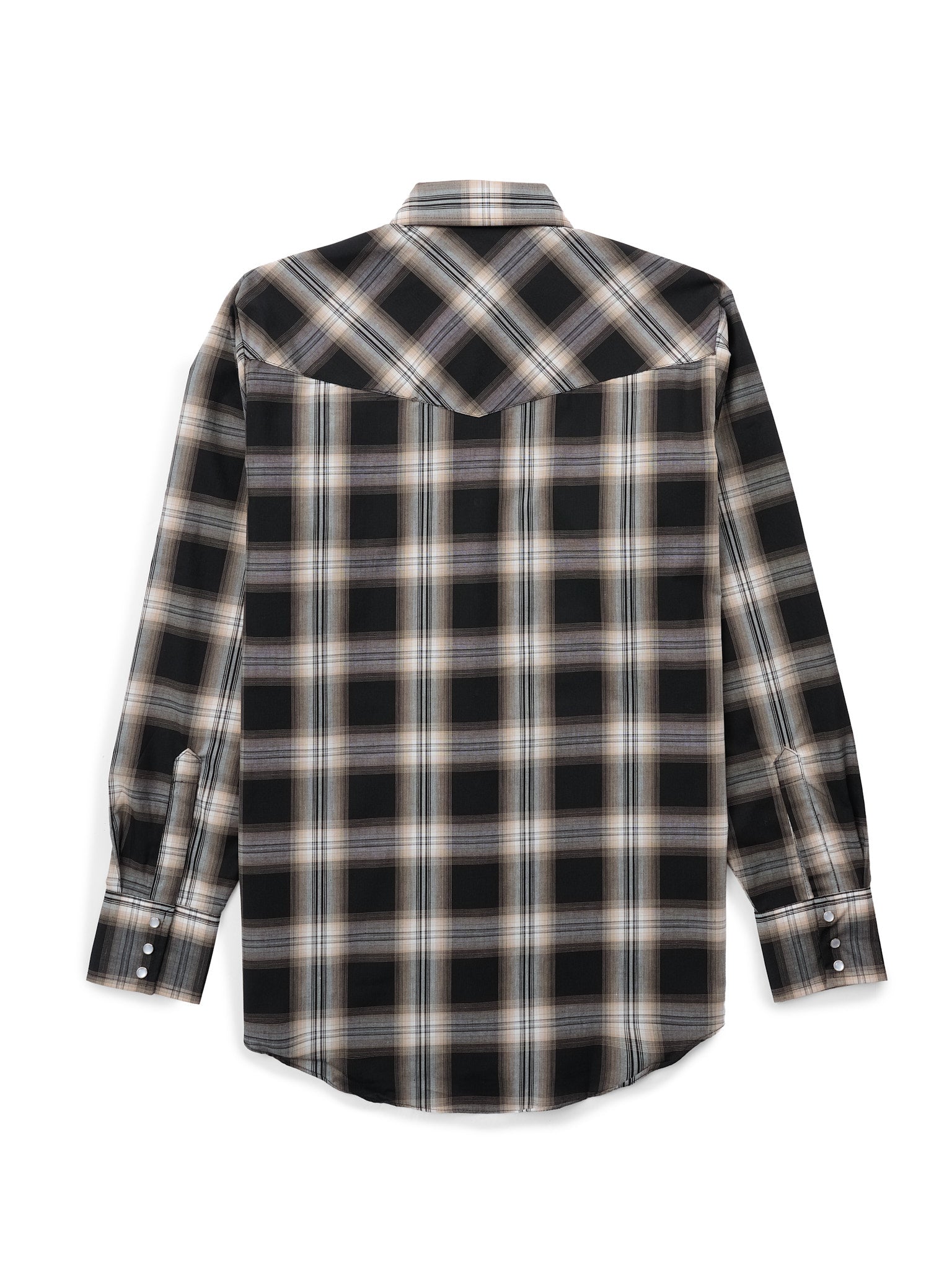Men's Ely Cattleman Long Sleeve Plaid Western Snap Shirt
