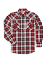 Men's Ely Cattleman Long Sleeve Plaid Western Snap Shirt