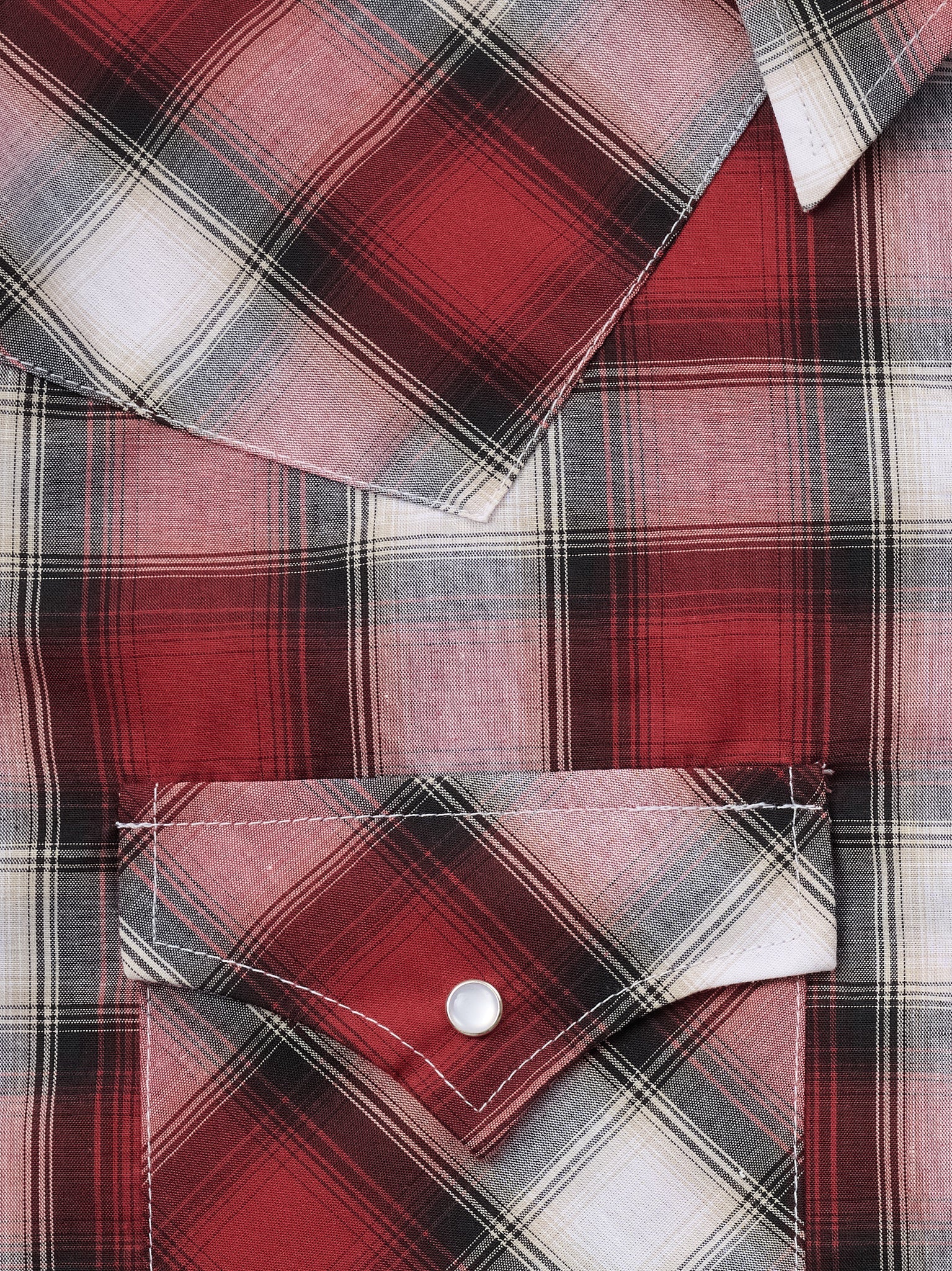 Men's Ely Cattleman Long Sleeve Plaid Western Snap Shirt
