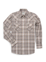 Men's Ely Cattleman Long Sleeve Plaid Western Snap Shirt