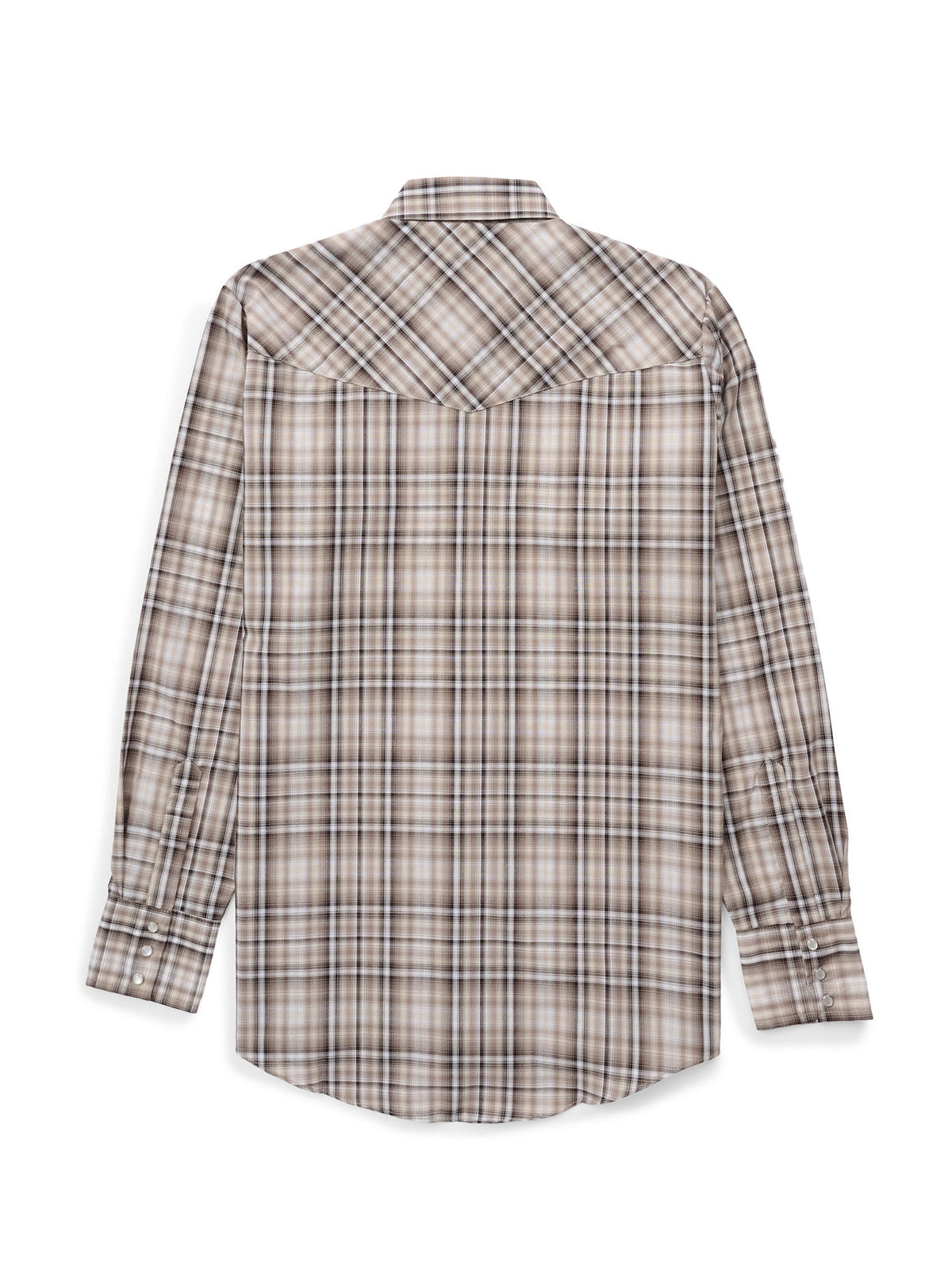 Men's Ely Cattleman Long Sleeve Plaid Western Snap Shirt