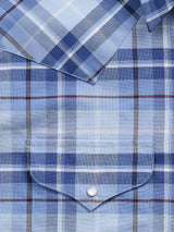 Men's Ely Cattleman Long Sleeve Western Wrinkle Resistant Plaid Snap Shirt