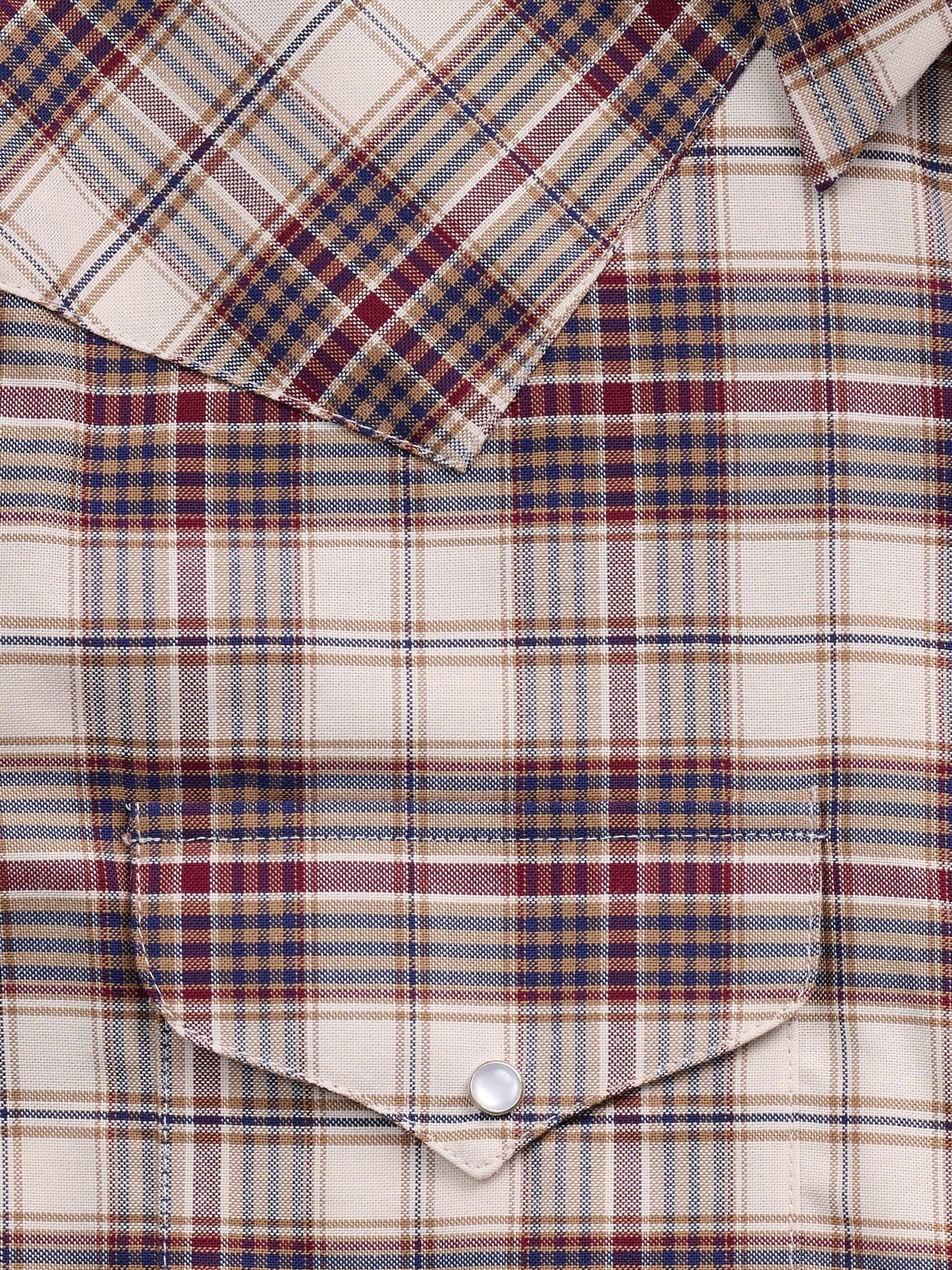 Men's Ely Cattleman Long Sleeve Western Wrinkle Resistant Plaid Snap Shirt