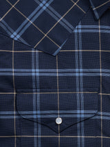 Men's Ely Cattleman Long Sleeve Western Wrinkle Resistant Plaid Snap Shirt