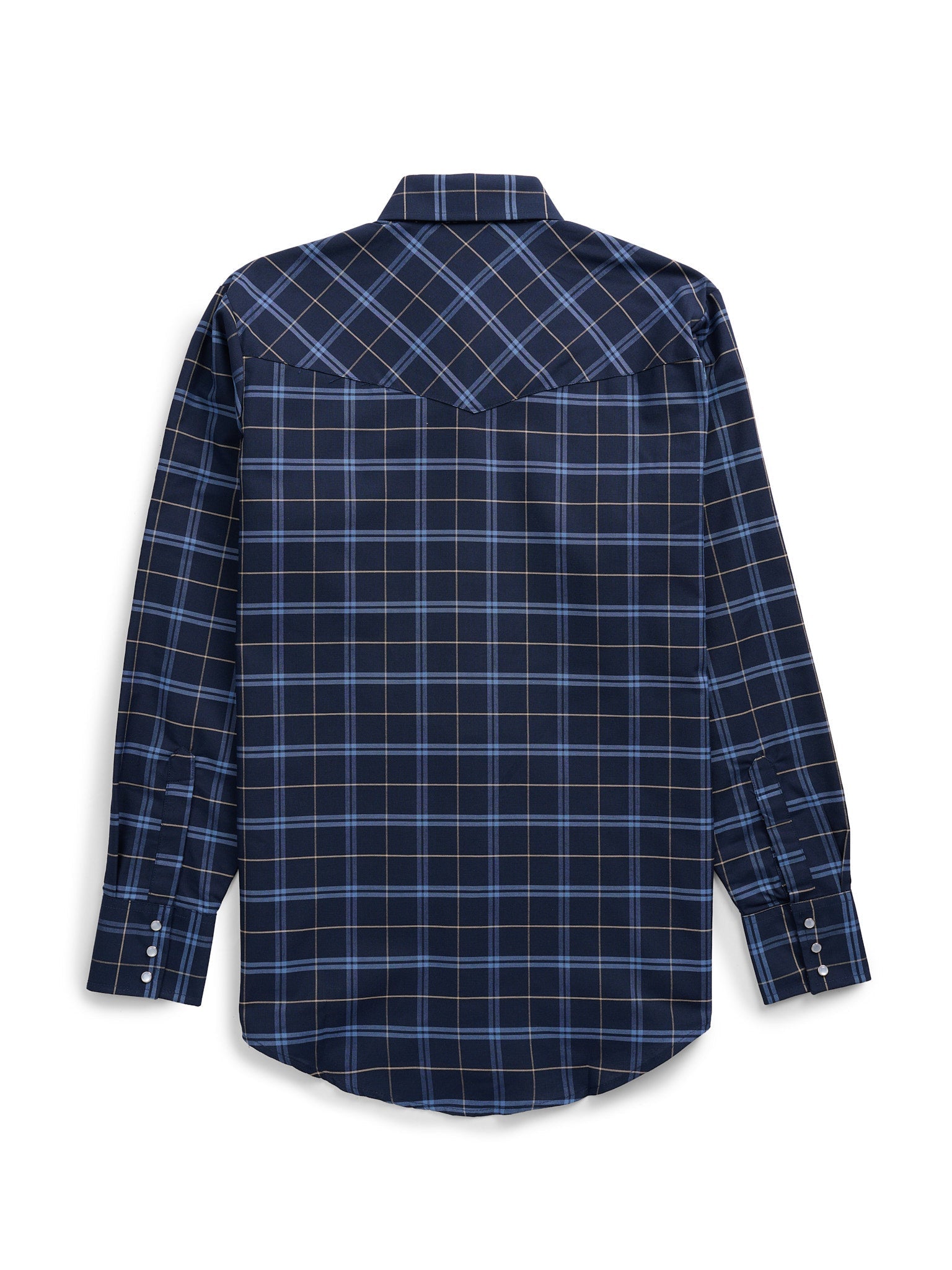 Men's Ely Cattleman Long Sleeve Western Wrinkle Resistant Plaid Snap Shirt